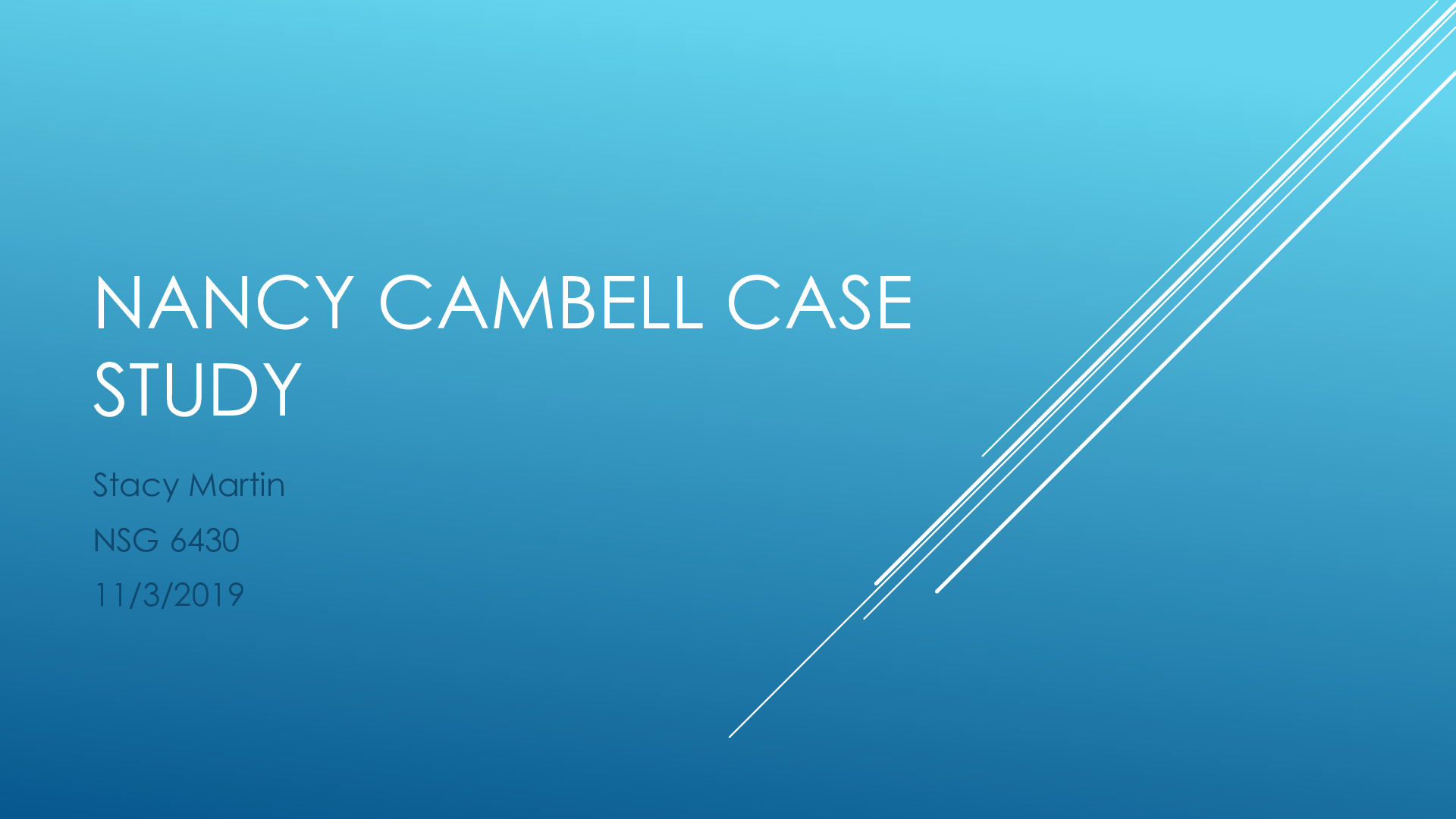 Preview image of NSG 6430 NANCY CAMBELL CASE STUDY Stacy Martin document